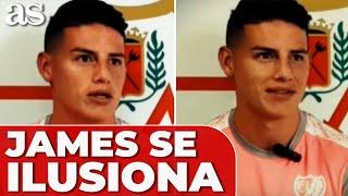 JAMES RODRÍGUEZ habla antes de su DEBUT con el RAYO VALLECANO en su VUELTA a ESPAÑA