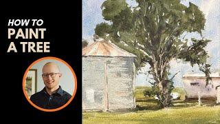 Painting a Watercolor Tree - In 3 Steps - Matthew White