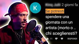 "SE POTRESTI passare una giornata con un artista chi sceglieresti?"  #AskTheHammer 5