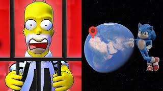 Simpsons In Prison on Google Earth! MrHedgehog