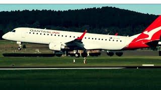 A windy and wet Friday at Canberra airport