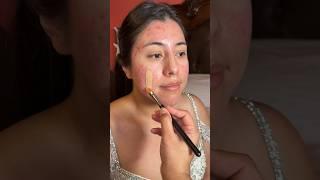 She asked if I could cover her acne scars #makeupartist #bridalmakeup #bridalhair #neetujosh #mua