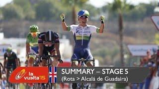 Summary - Stage 5 (Rota / Alcalá de Guadaíra) - La Vuelta a España 2015