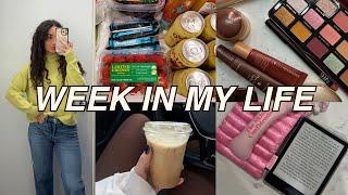 VLOG ‍️ back to a corporate job?! workwear haul, grocery haul & reset, + post-eras tour slump