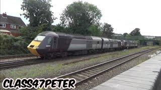 ex Cross Country HST Power Car Convoy | 43321, 43303, 43357 & 43301 Passing Water Orton, 0Z60