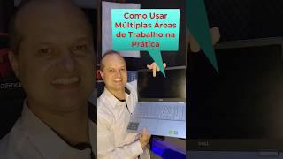 Como Usar Múltiplas Áreas de Trabalho na Prática #windows #dicas #desktop