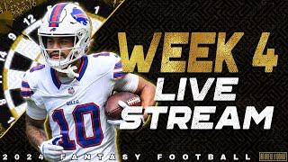 Week 4 Live Stream Q&A - 2024 Fantasy Football