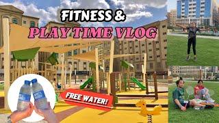 Afternoon Workout and Playtime with Jewel & Carl || Free Cold Water for Everyone, only in Sharjah!