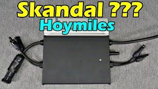 Hoymiles Skandal Stiftung Warentest findet Wechselrichter mangelhaft !