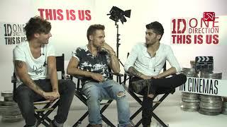 Louis Tomlinson, Liam Payne & Zayn Malik ONE DIRECTION: THIS IS US interview