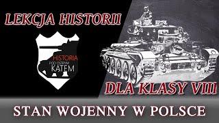 Stan wojenny w Polsce i schyłek PRL - Lekcje historii pod ostrym kątem - Klasa 8