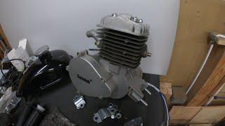 80cc Seeutek motorized bicycle engine kit unboxing