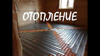 Отопление деревянного дома. Теплые полы. Кондиционер. Электро котел. Каркасный дом. Отец Федор.
