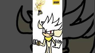 Speed drawing-super silver #art #music #drawing #sonic #sonicthehedgehog #games #sega #gaming