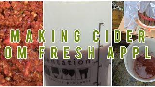 How to make cider from apples UK (no music)