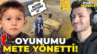 6 YAŞINDAKİ METE OYUNUMU YÖNETİYOR 1.BÖLÜM / PUBG MOBILE