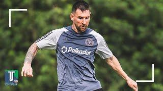 Lionel Messi TEAMS UP with Luis Suarez, Jordi Alba and Sergio Busquets during Inter Miami PRACTICE