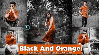 Lightroom Mobile Preset Free DNG | Black And Orange Colour Tone Presets | Lr Preset Editing Tutorial