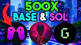 Top 10 Solana & Base Chain Crypto Altcoins To EXPLODE 500X in 2025 Bull Run (URGENT!)
