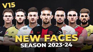 NEW! Facepack V15 Season 2023/24 - Sider and Cpk - Football Life 2024 and PES 2021