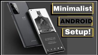 The Minimalist Android Setup! simple, sharp and sleek icon pack