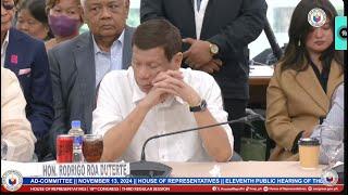 DUTERTE live sa QUADCOM