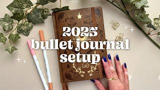 starting a NEW BULLET JOURNAL  2025 bullet journal setup