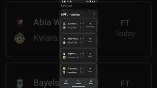 Nigeria Professional League Football Scores #npfl