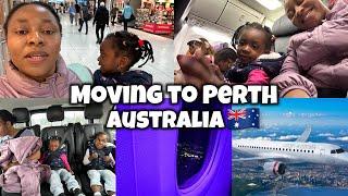 MOVING TO PERTH WESTERN AUSTRALIA  | NIGERIAN FAMILY OF 4 , FLYING WITH KIDS + MINI HOUSE TOUR