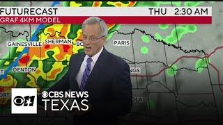 Overnight storms and severe weather ahead in North Texas