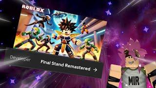 DBZFS(REMASTER) GAME LEAKED! | Dragon Ball Final Stand Remaster | DBZFS