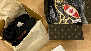 2020 OVO OG CANADA FLAG HOODIE UNBOXING AND TRY ON WITH BONUS BRED YEEZYS AND XBOX SERIES S