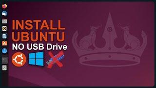 How To Install Ubuntu Linux Without USB Drive | Dual Boot With Windows | UEFI