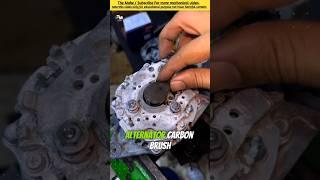 Снятие угольной щетки генератора #carseatquicky #carrestorationproject #carpart