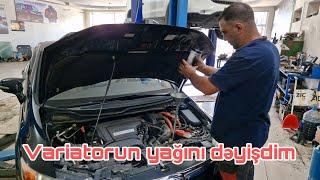 Sürətlər qutusunun yağını dəyişdim | Honda civic hybrid | Elnur usta