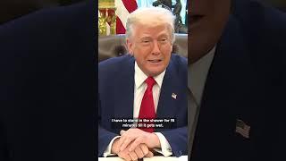 President Trump signs executive order for deregulation of water pressure