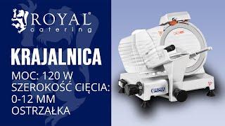 Krajalnica Royal Catering RCAM 220PRO | Prezentacja Produktu