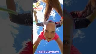 Summer holidays - gymnasts Amelia Guryanova.