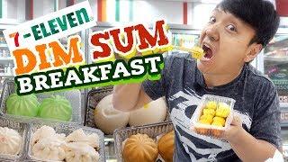 7-ELEVEN DIM SUM Breakfast in HONG KONG