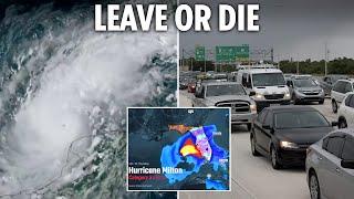 Hurricane Milton sees evacuation of 1 MILLION people as Florida officials warn 'stay & you die'