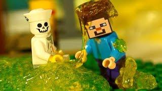 LEGO Minecraft vs DIY Experiment - Stop Motion Animation