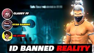 BIG YOUTUBERS I'D BANNED REALITY EXPOSED!  |Free Fire