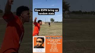 How espn bring up random stats #shorts #nfl #espn #skit