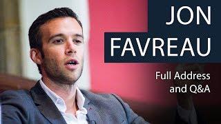 Jon Favreau | Life as Obama's Speechwriter | Full Address and Q&A