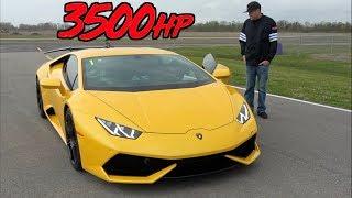 3500HP Lamborghini Mind Blowing ACCELERATION to 229MPH!