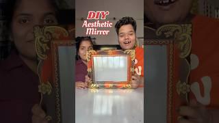 My Sister Vs Me : Who will make the best aesthetic Mirror #shorts