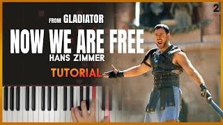 HONOR HIM (Now We Are Free) from 'Gladiator' by Hans Zimmer | Piano Tutorial (Part 1)