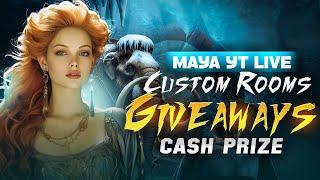 CUSTOM ROOM MATCH CASH GIVEAWAY PUBG MOBILE