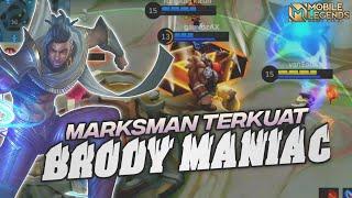 SOLORANK Pakai BRODY Marksman Terkuat AUTO MANIAC  - TOP GAMEPLAY MLBB