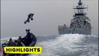 The Royal Marines Gravity Jet Suit in action! (Watch it here)